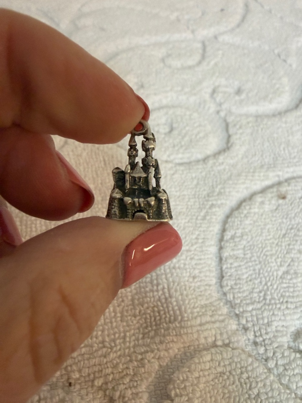 Disney Castle Silver Charm